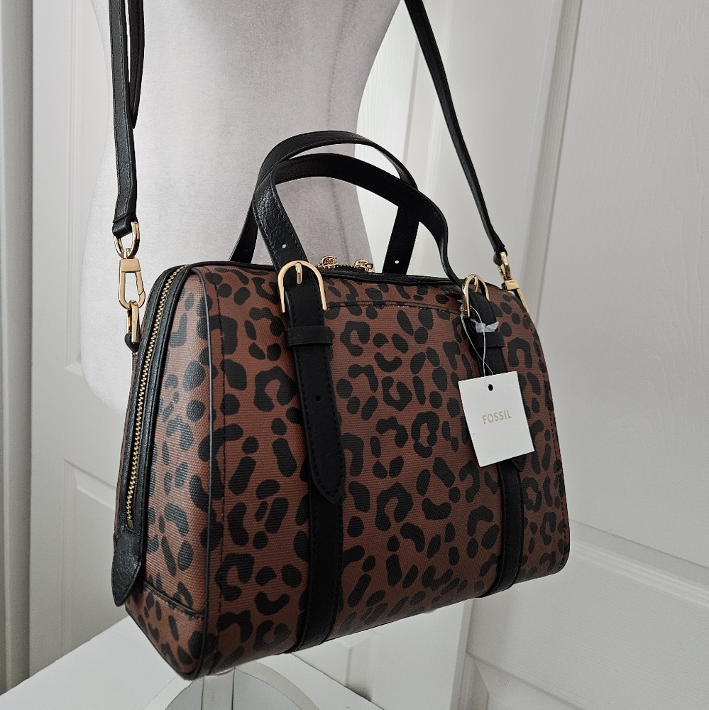 Fossil NWT Satchel Crossbody Bag - Picture 2 of 6
